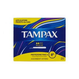 TAMPAX REGULAR X20 BLUE BOX