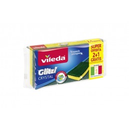 VILEDA FIBRA VERDE+SPUGNA 2+1